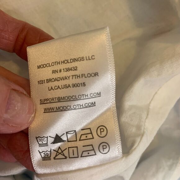 MODCLOTH On My Wavelength Skater Skirt Rainbow Size Small - Picture 9 of 11